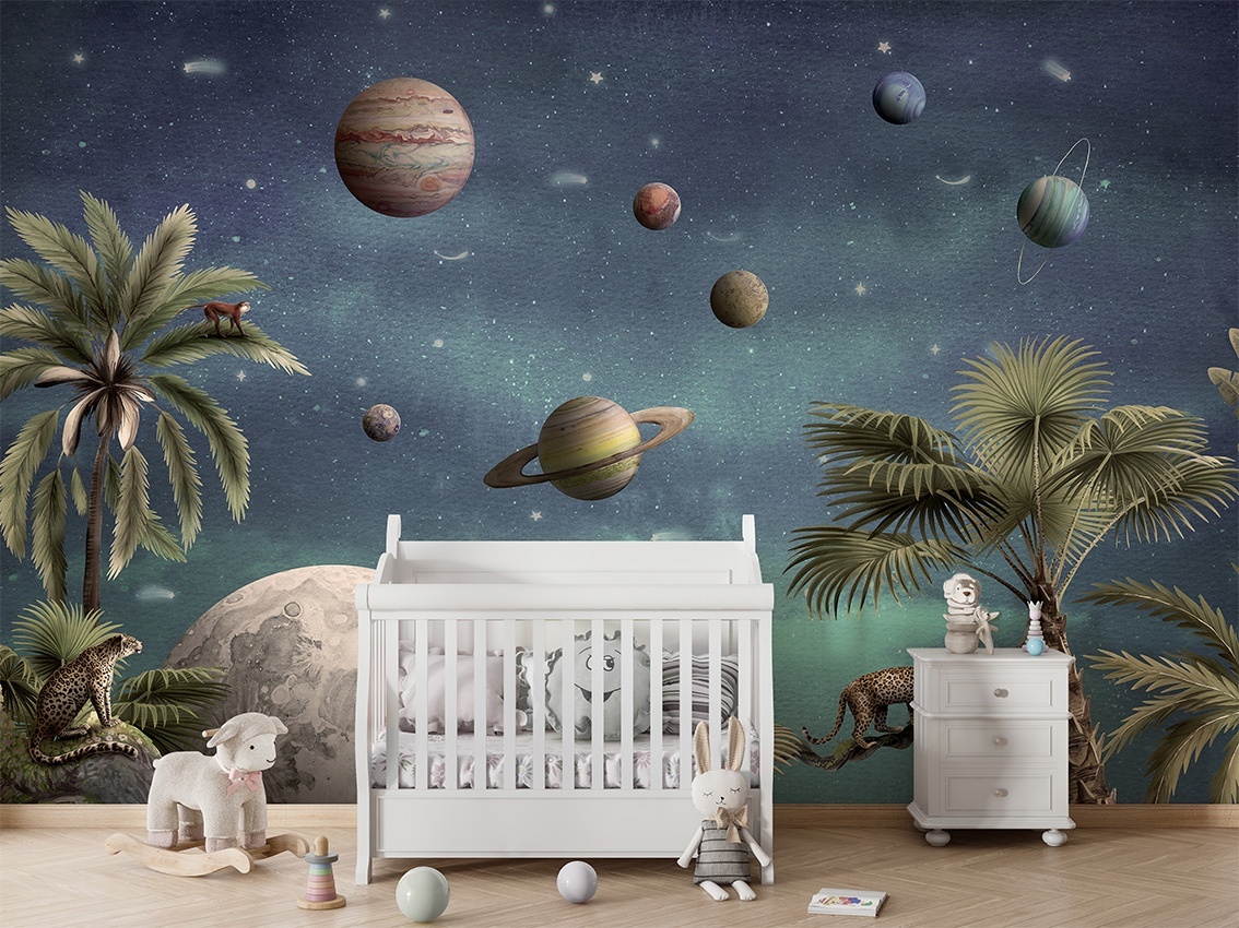 Fototapet Pretty Planets, Kikki Belle
