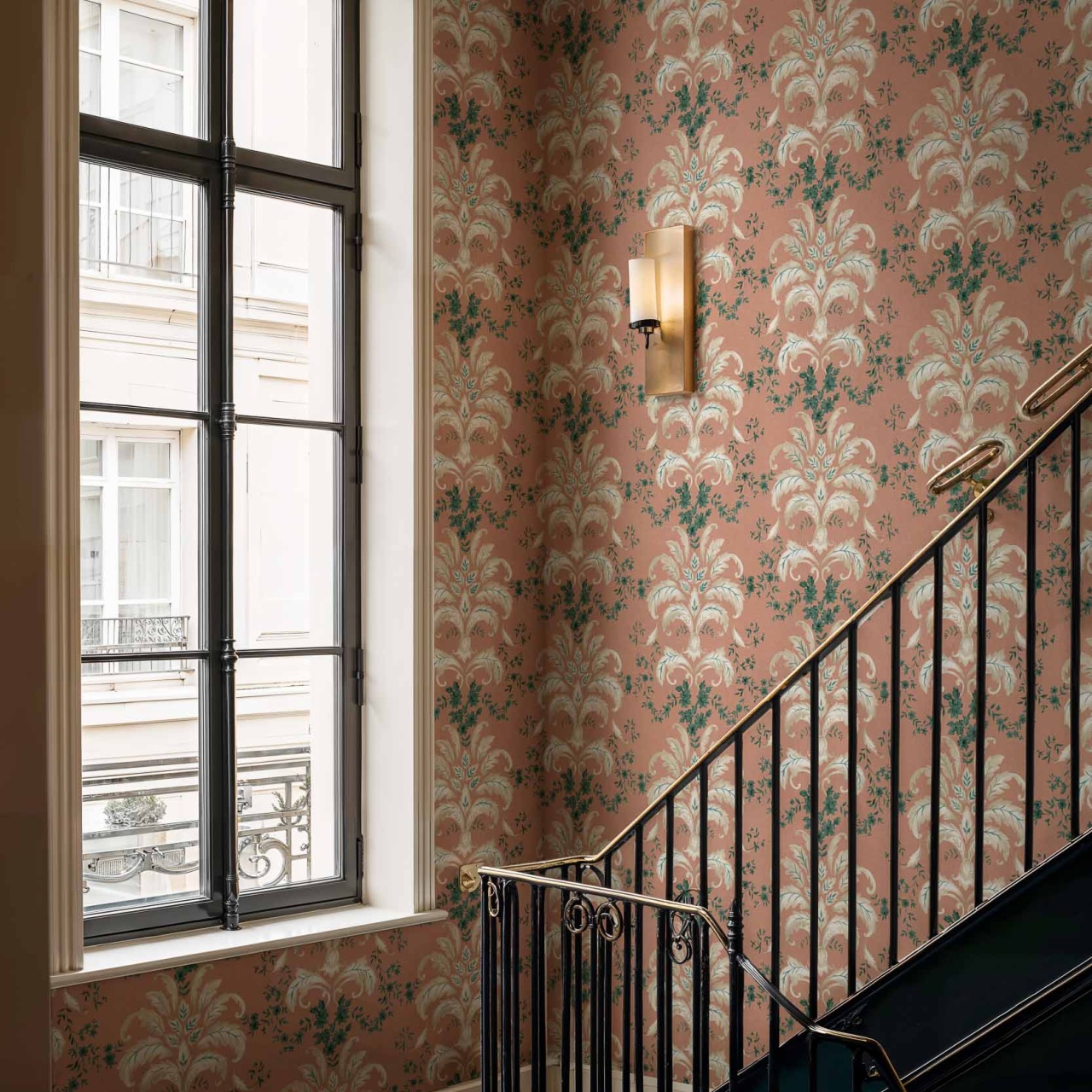 Tapet French Damask, Peach, Coordonne, 5mp / rola