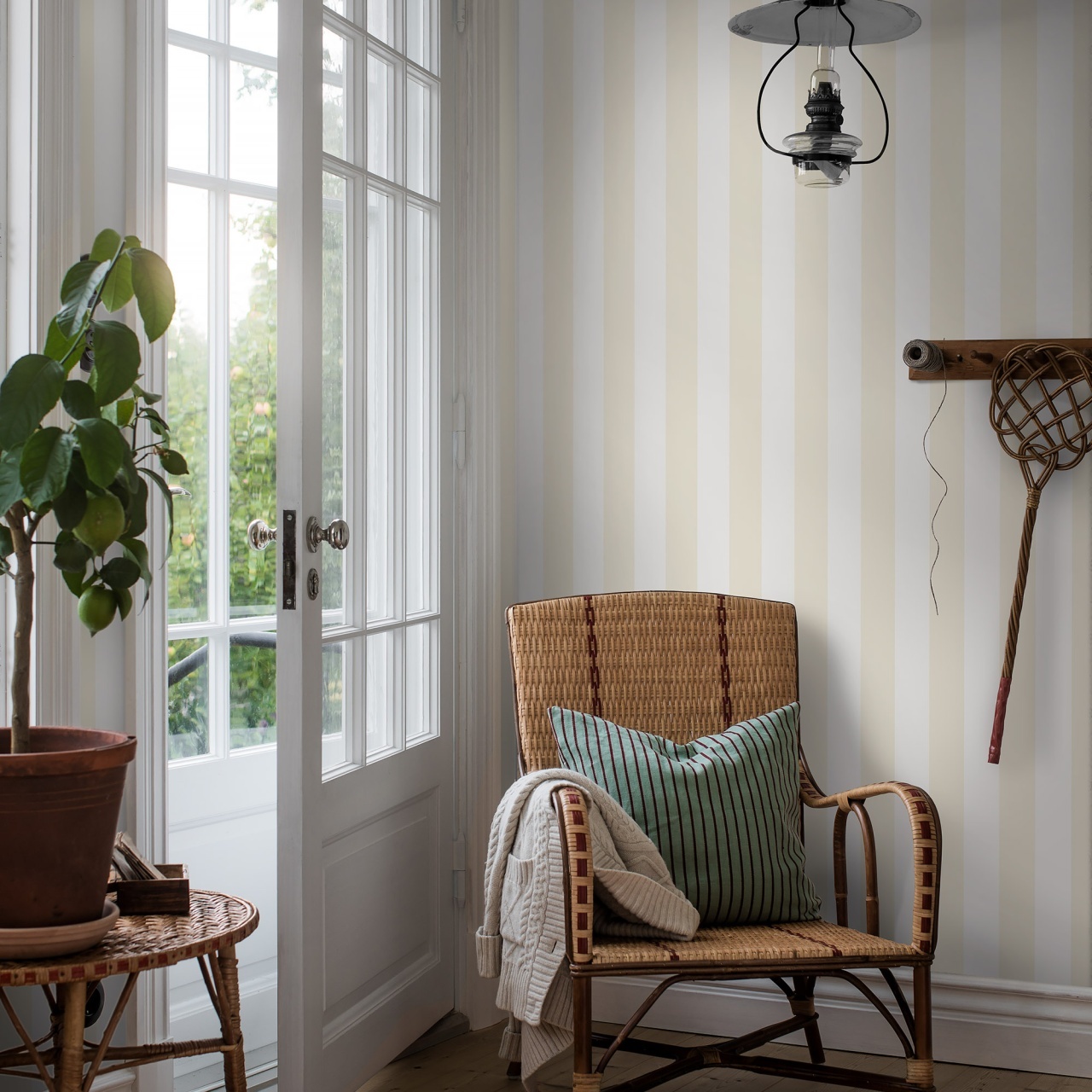 Tapet lavabil, Falsterbo Stripe 7685, 5.3mp / rola