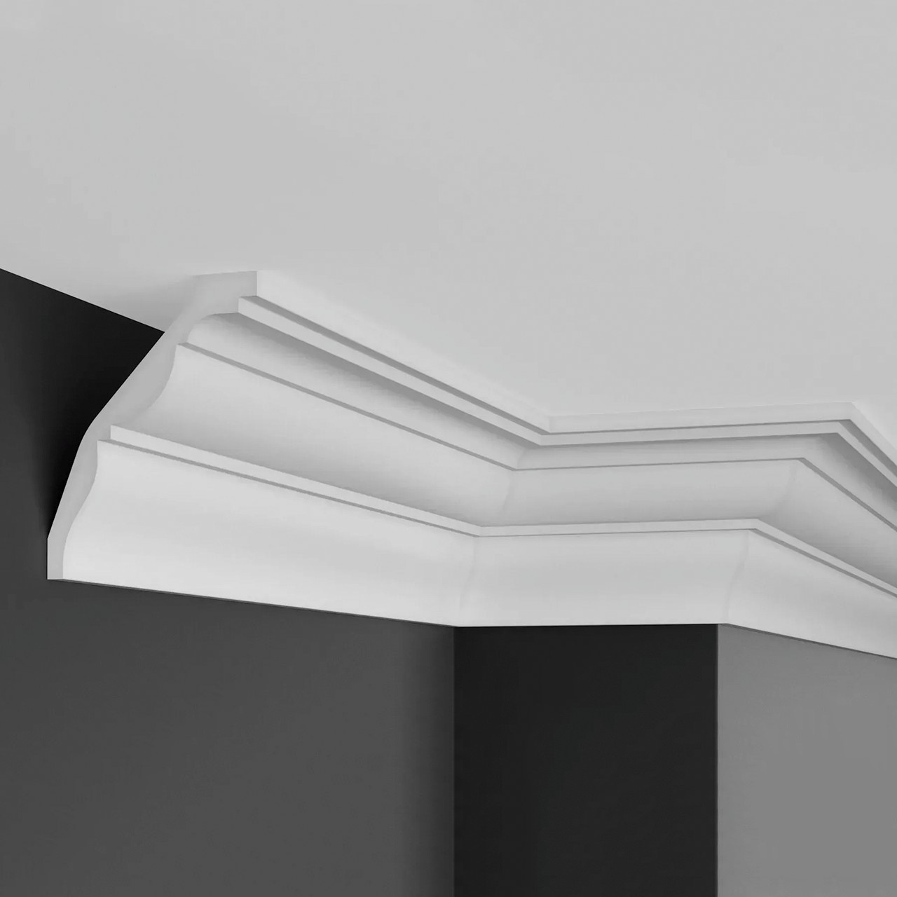Cornisa poliuretan flexibil P804F - 14.2x11.2x200 cm