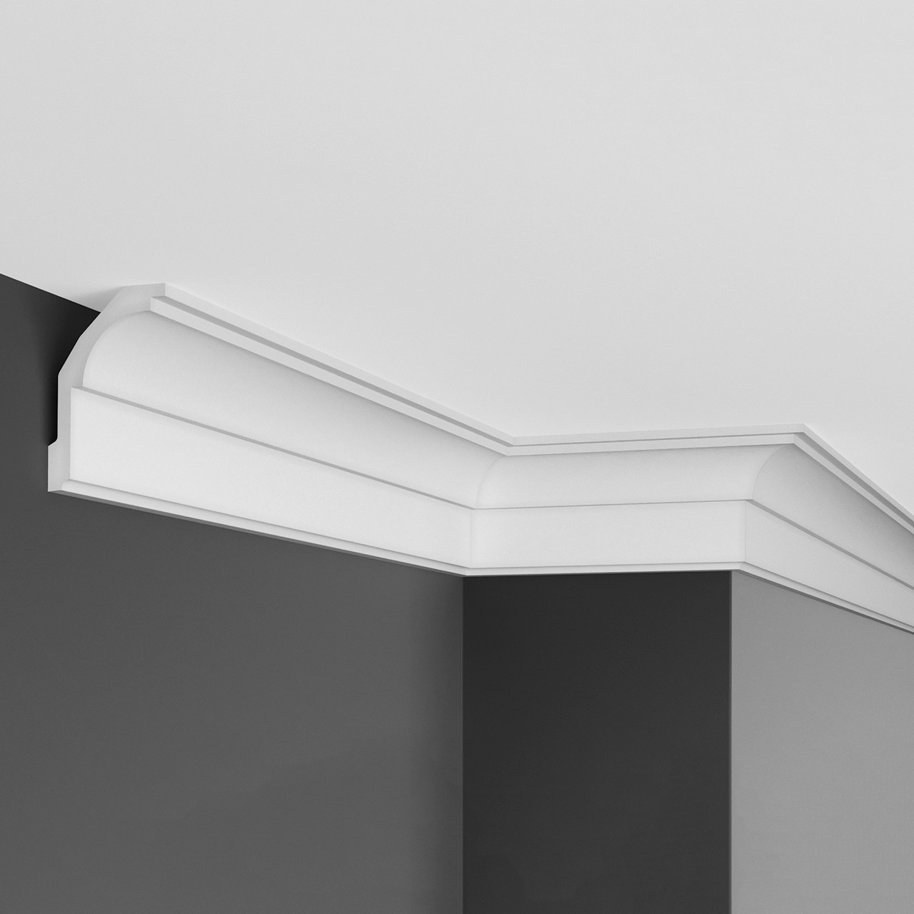 Cornisa poliuretan flexibil P872F - 9.7x6.3x200 cm