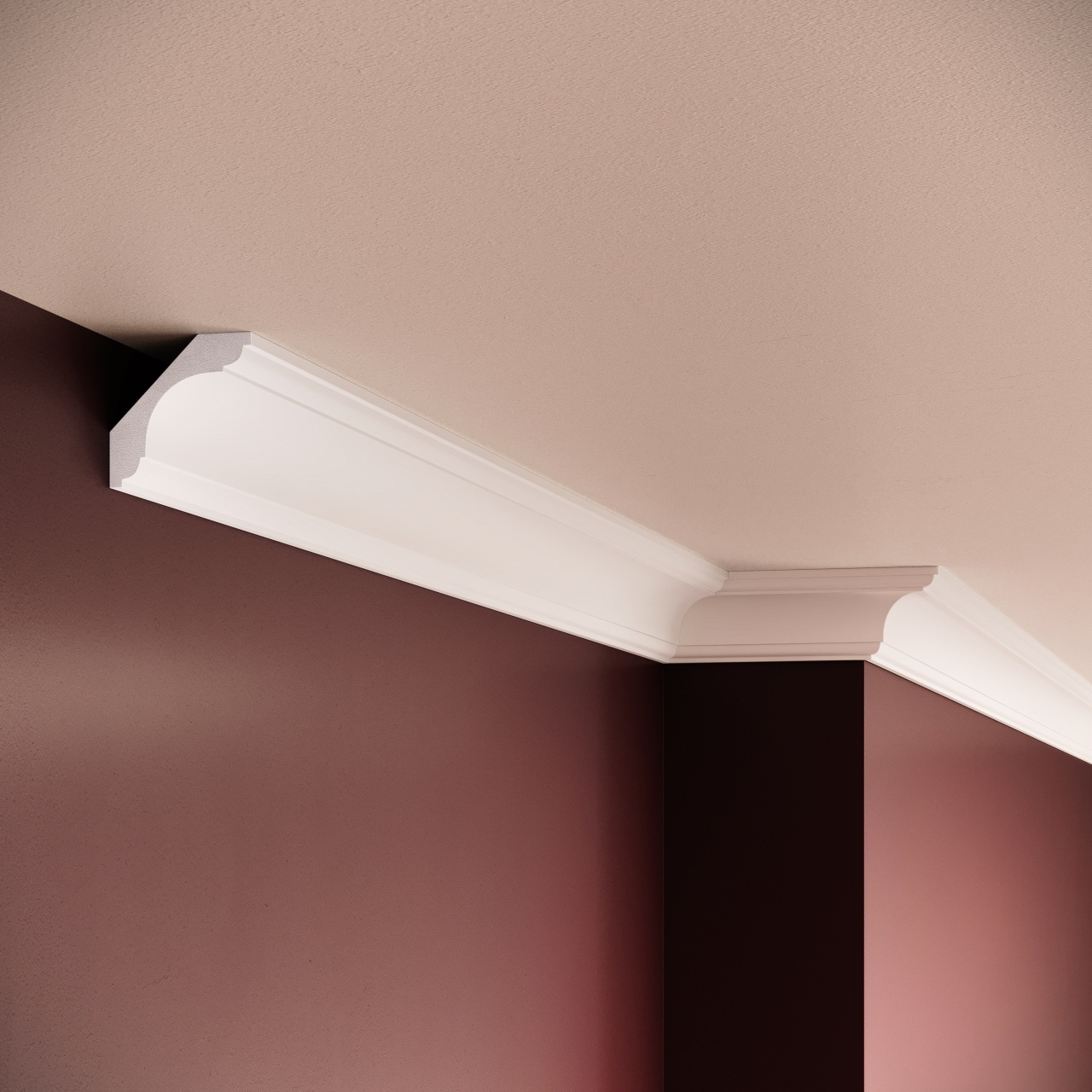 Cornisa poliuretan, Manavi, P902 - 4.6x4.6x200 cm