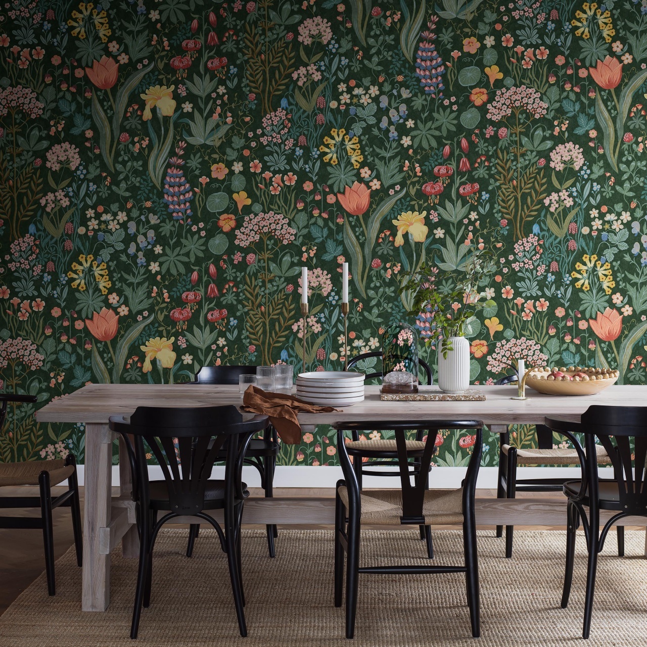 Fototapet lavabil, Blomsterhav Grand 9784W
