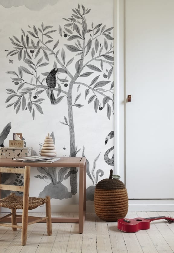 Fototapet lavabil, Wilton Graphite, Sandberg