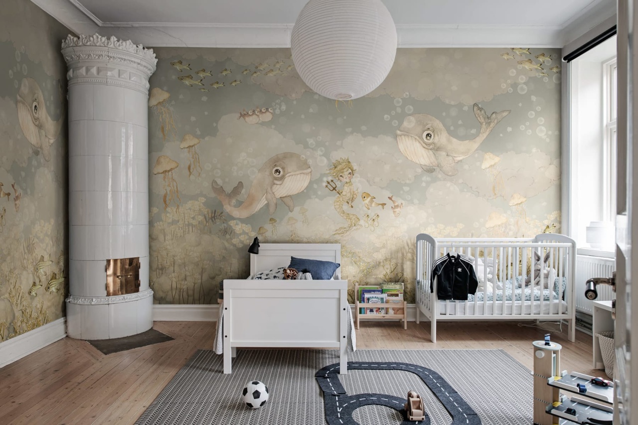 Fototapet, Water Song, Ocean Blue, Rebel Walls