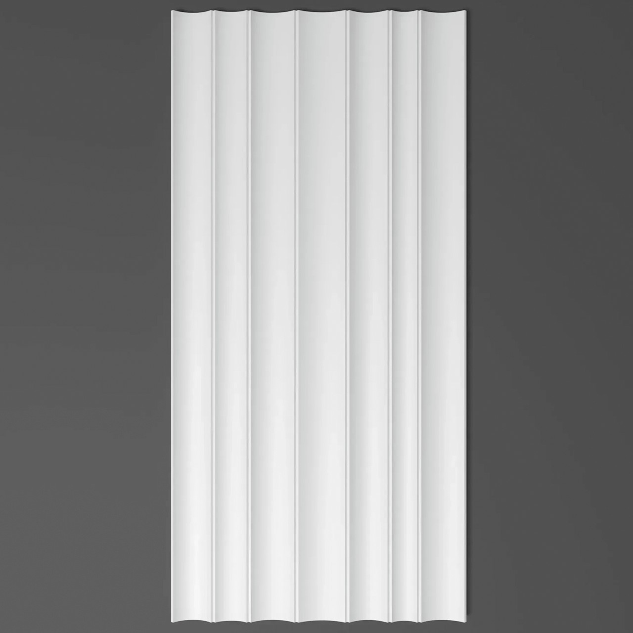 Panou riflaj decorativ 3D, W376 - 25x1.1.25x280 cm