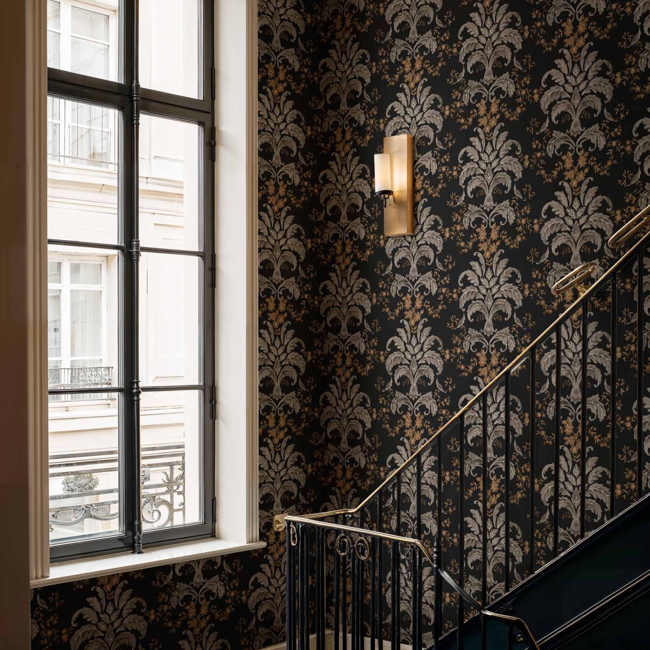 Tapet French Damask, Onyx, Coordonne, 5mp / rola