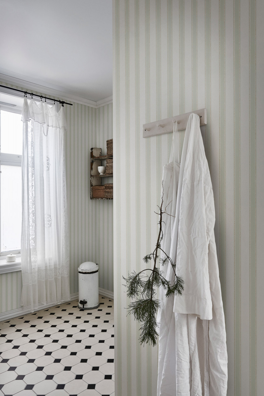 Tapet lavabil, Gustav Light Green, Sandberg, 5.3mp / rola