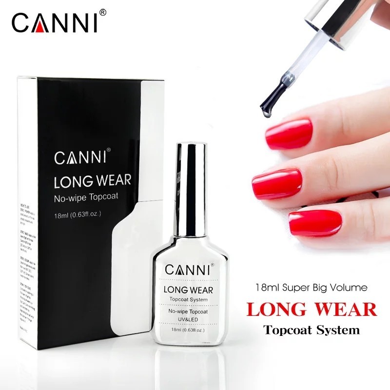 Top Coat Canni Long Wear Fara Degresare - 18 ml fara TPO