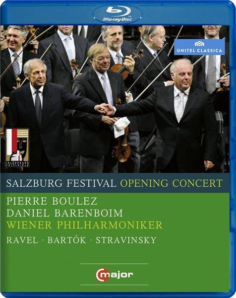 Salzburg Festival Opening Concert 2008 - Blu ray | Wiener Philharmoniker, Maurice Ravel, Bela Bartok, Pierre Boulez, Daniel Barenboim, Igor  Stravinsky, Michael Beyer
