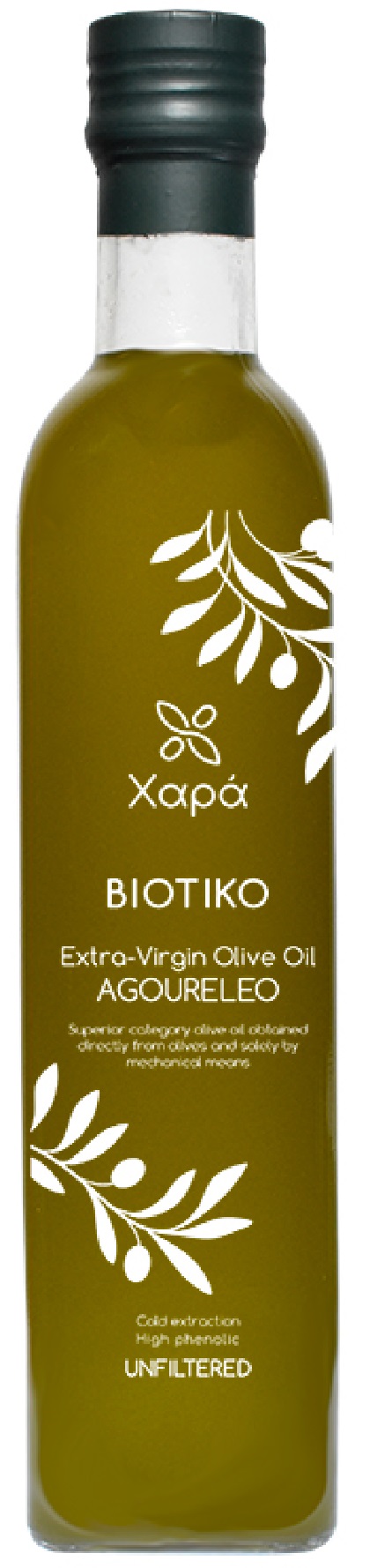 Ulei de masline extravirgin crud Biotiko nefiltrat 500 ml | Xapa
