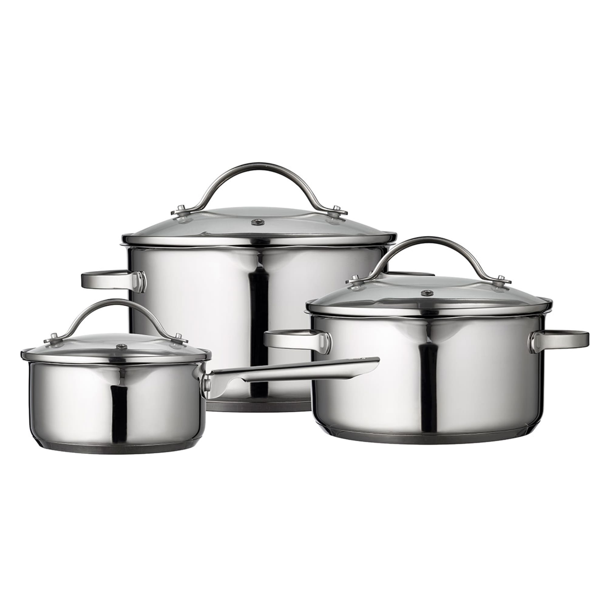 Set 3 oale cu capac din otel inoxidabil  | F&H of Scandinavia