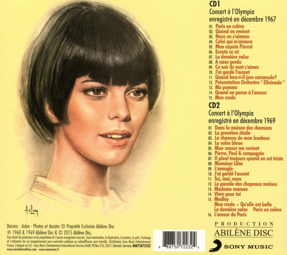 Mireille Mathieu - A l'Olympia 1967/1969 | Mireille Mathieu
