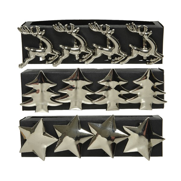 Accesorii pentru servetele - Napkin Ring Zinc - mai multe modele | Kaemingk