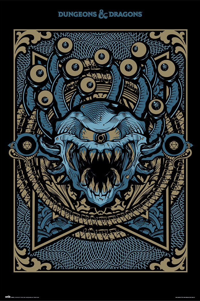 Poster - Dungeons & Dragons: Monster Manual | Grupo Erik