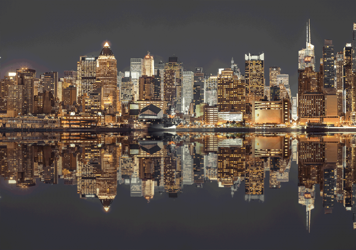Puzzle 1500 de piese - New York Skyline at Night | Schmidt