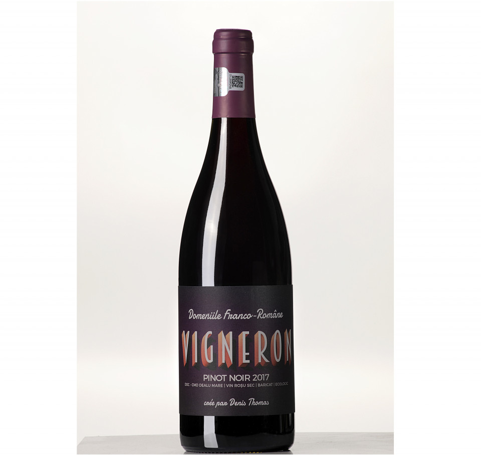 Domeniile Franco Romane -  Vigneron Eco Pinot Noir Baricat, rosu, sec, 2018 | Domeniile Franco-Romane