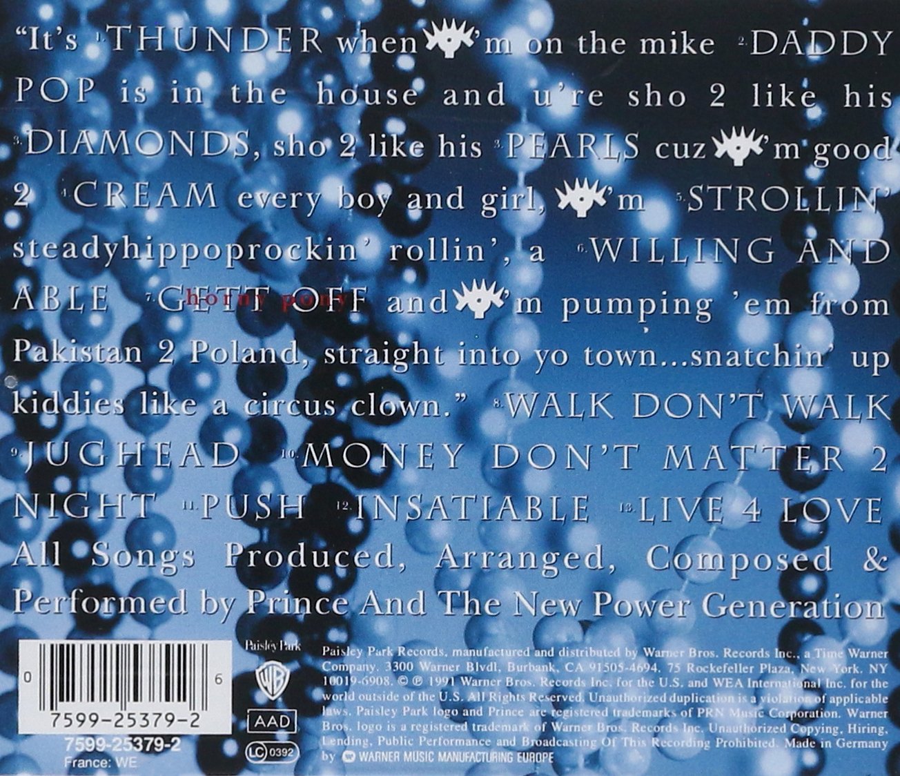 Diamonds And Pearls | Prince & The New Power Generation