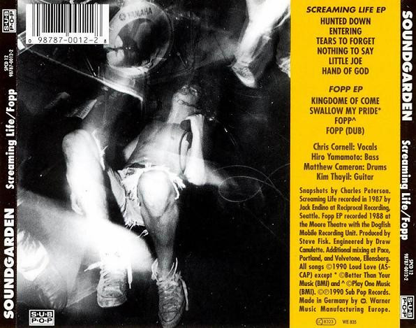Screaming Life / Fopp | Soundgarden