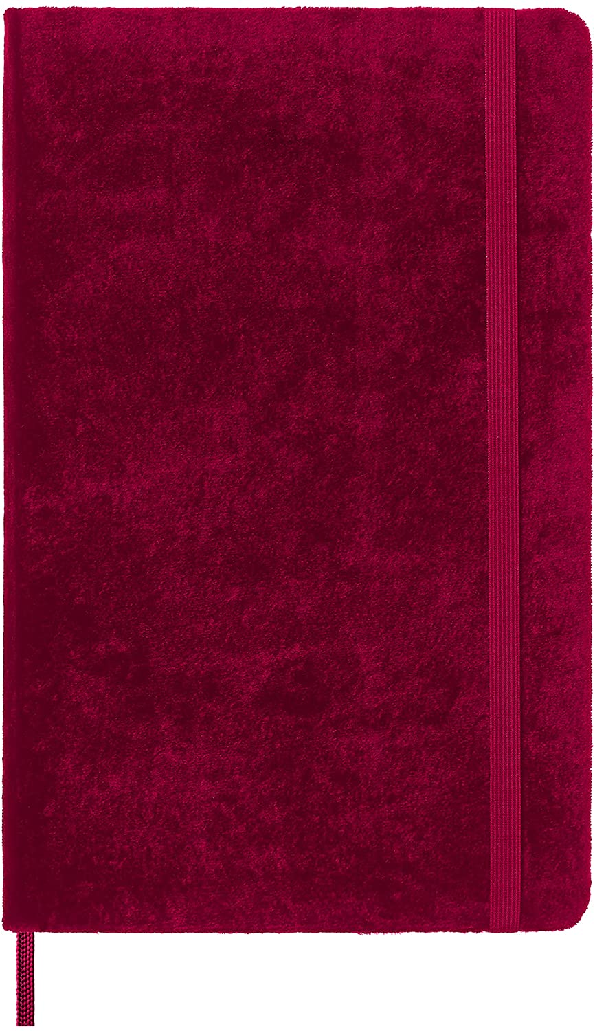 Carnet - Moleskine Velvet - Large, Hard Cover, Ruled - Pink | Moleskine