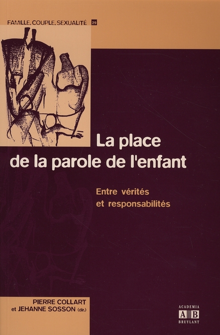 Place de la parole chez l'enfant |  Pierre Collart,  Jehanne Sosson