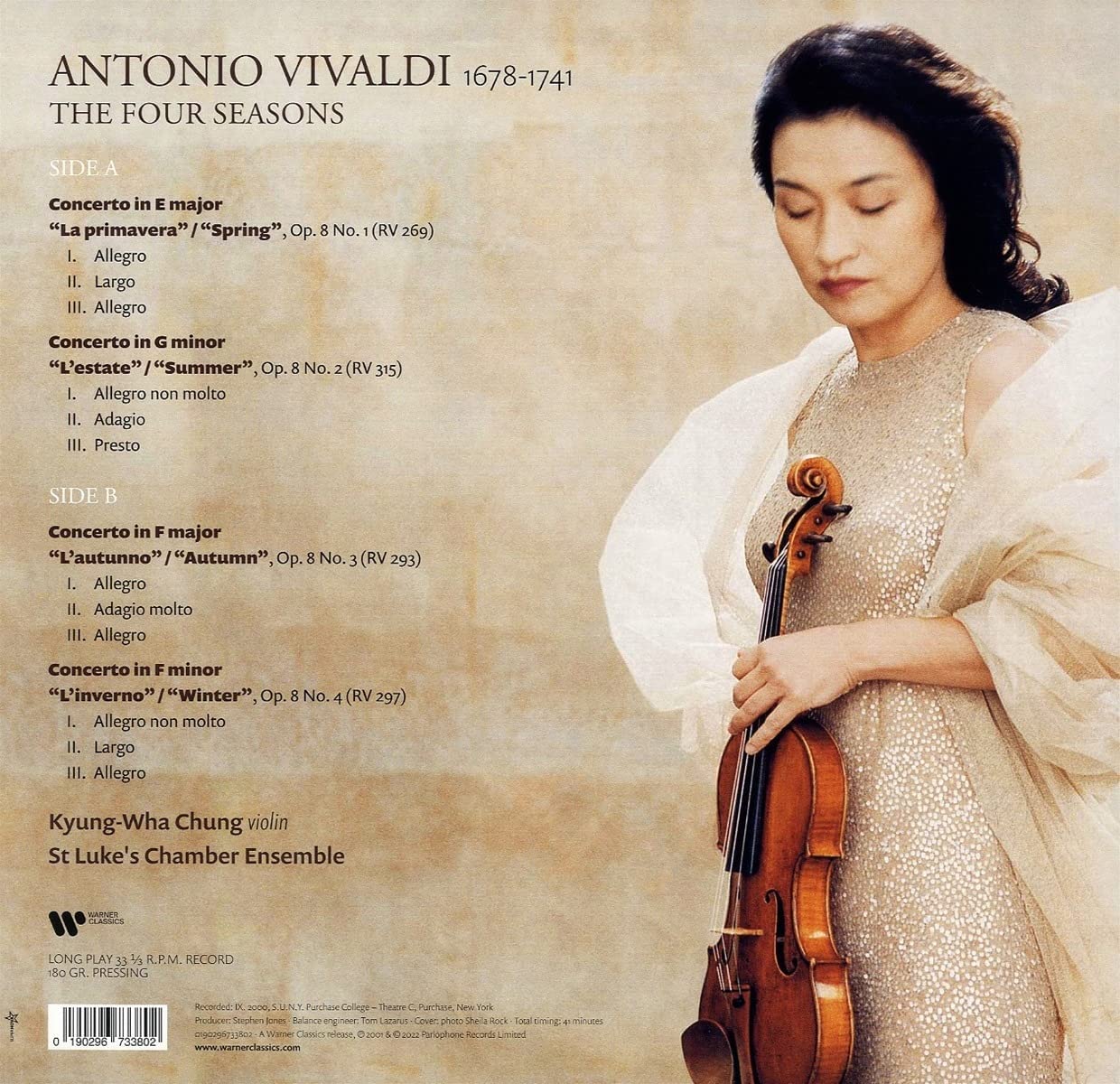 Vivaldi the Four Seasons - Vinyl  | Kyung Wha Chung