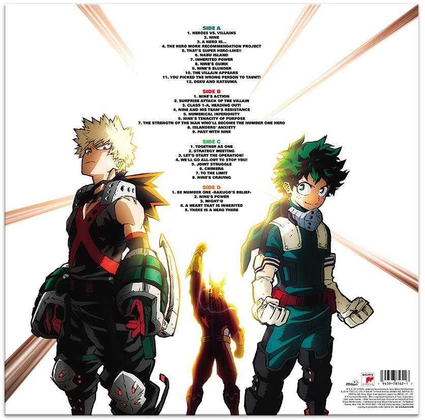 My Hero Academia: Heroes Rising Soundtrack - Vinyl | Yuki Hayashi