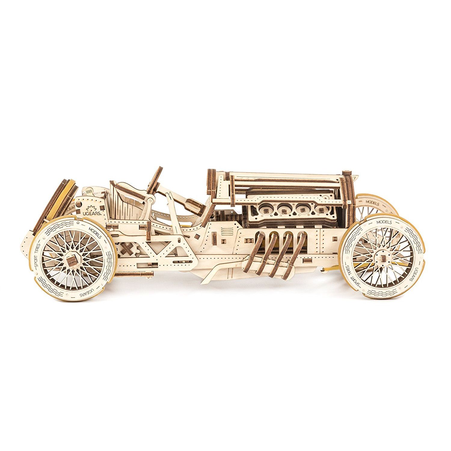Puzzle 3D - Masina U-9 Grand Prix | Ugears