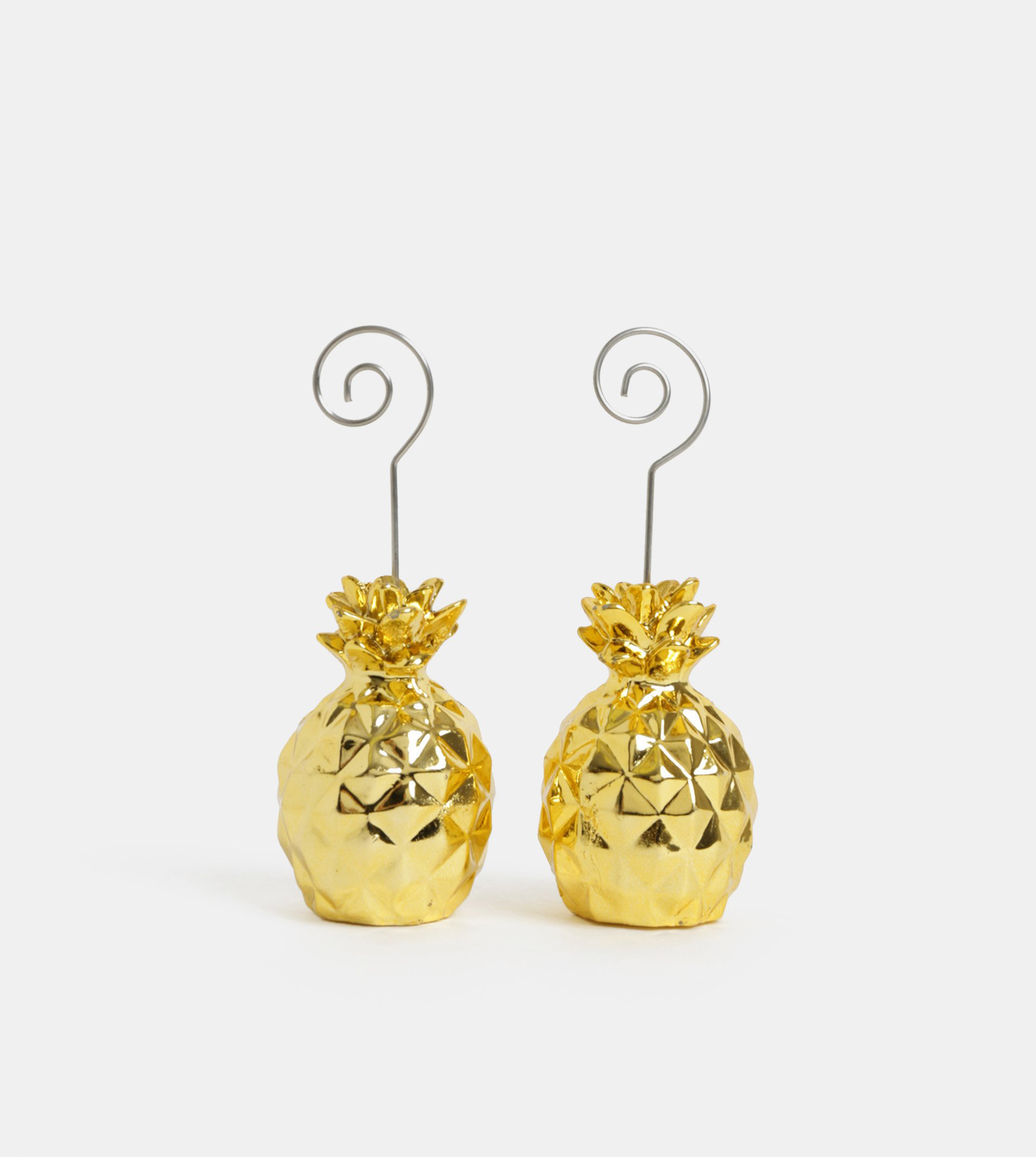 Set 2 suporti pentru fotografii - Pineapple Gold | Kaemingk