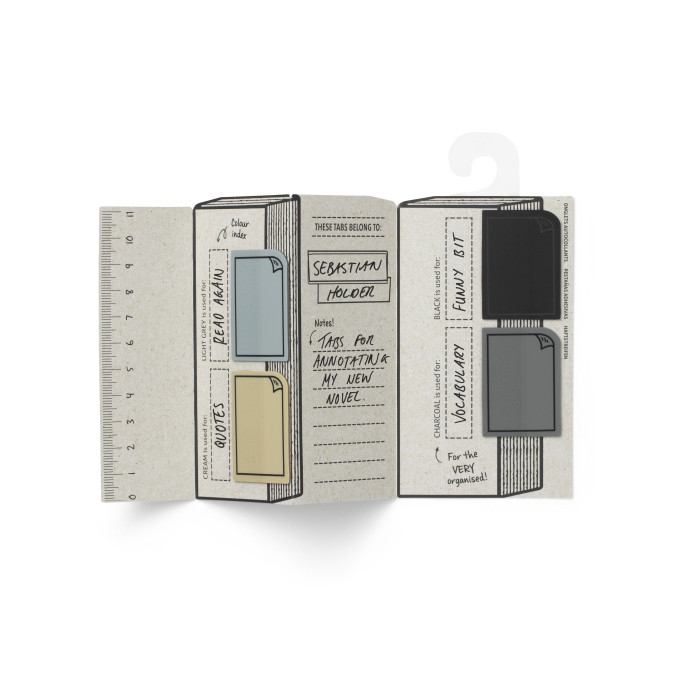 Sticky tabs - Bookaroo - Mono | If (That Company Called