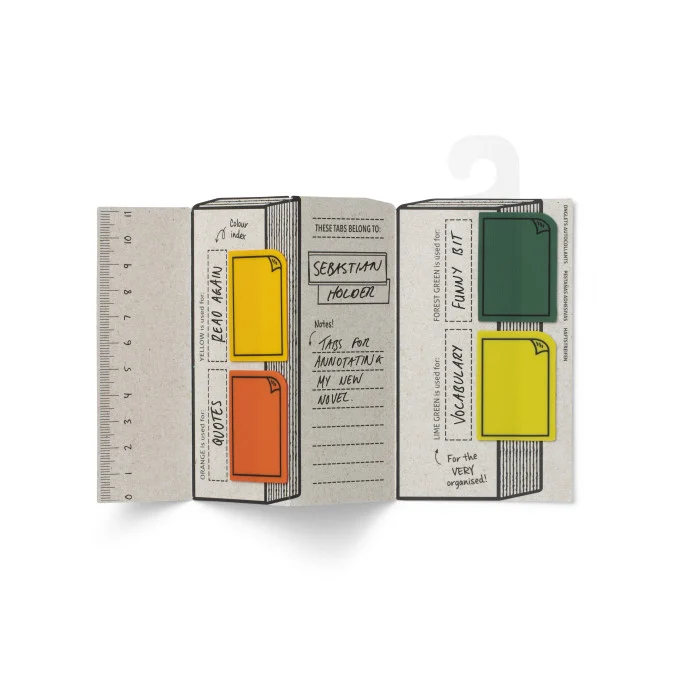 Sticky tabs - Bookaroo - Greens | If (That Company Called