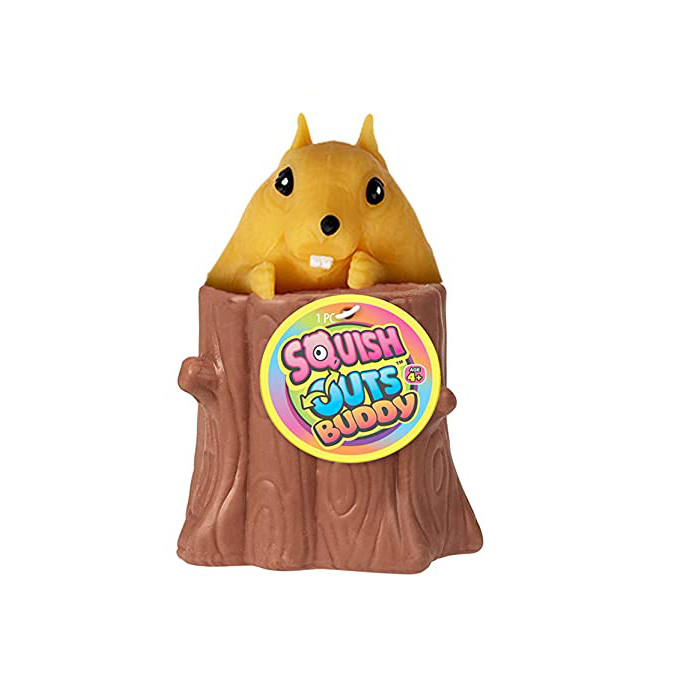 Jucarie antistres - Squish Outs Buddy - Veverita | Ja-Ru