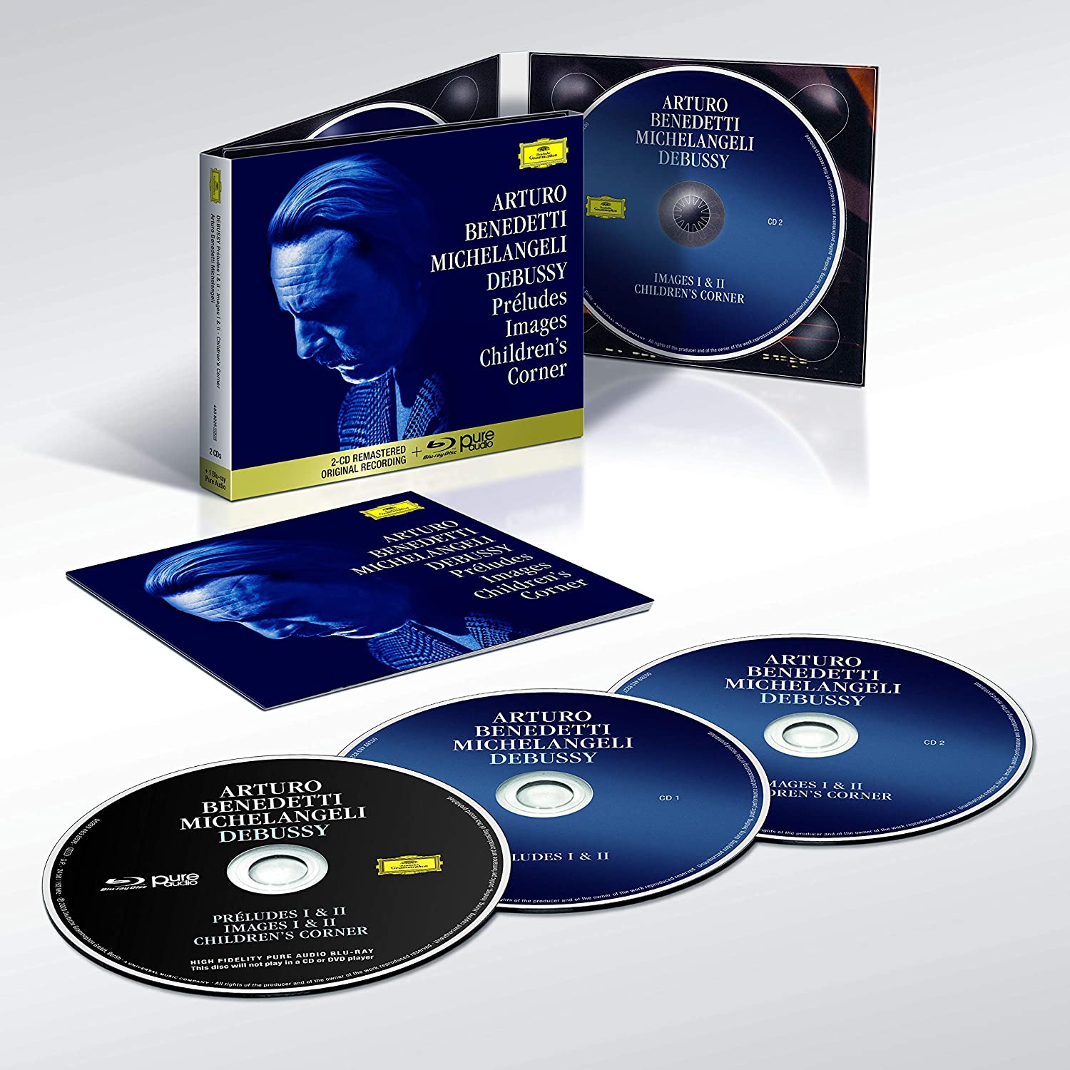 Debussy: Preludes, Images, Children's Corner (2xCD+Blu-ray Audio) | Arturo Benedetti Michelangeli