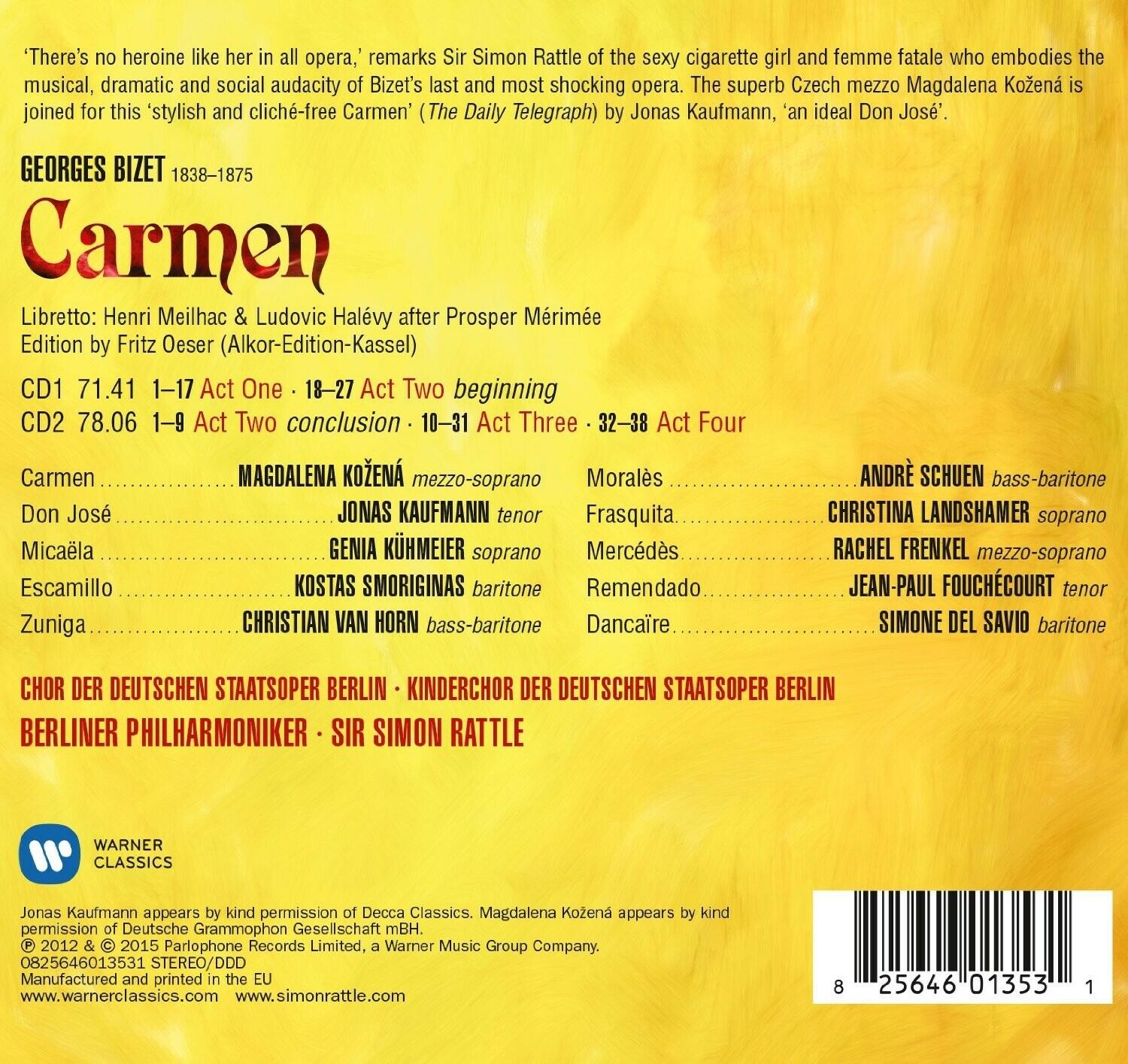 Bizet: Carmen | Georges Bizet, Simon Rattle, Berliner Philharmoniker