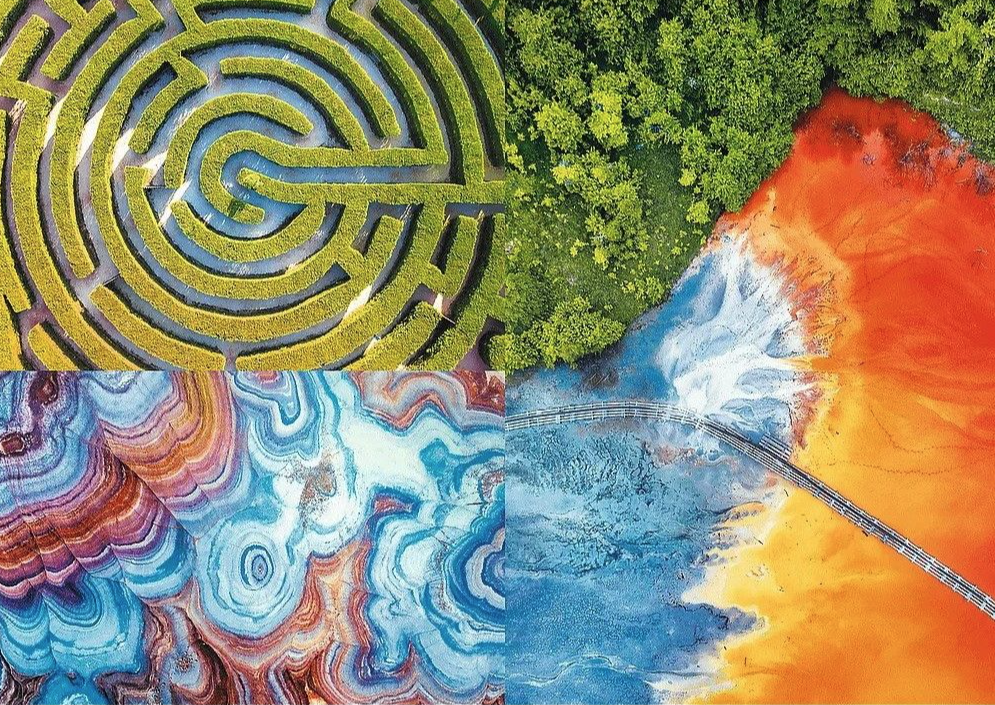 Puzzle 500 de piese -  Labirint de culori | Trefl