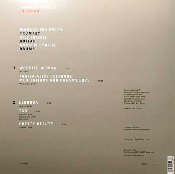 Lebroba - Vinyl | Andrew Cyrille, Wadada Leo Smith, Bill Frisell