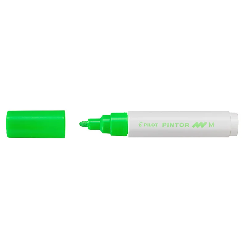 Marker cu vopsea - Pintor - Verde Neon - Mediu | Pilot