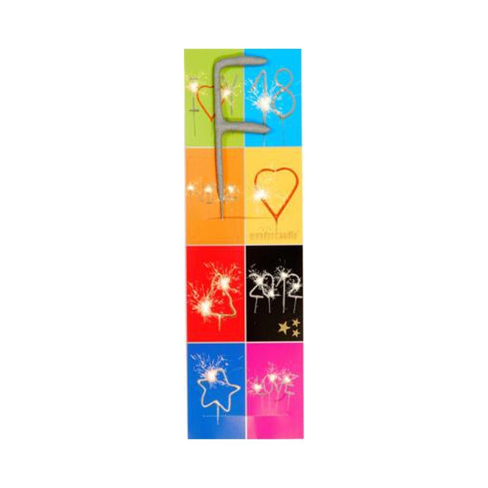Lumanare pentru tort - Sparkler Spinner F | Wondercandle