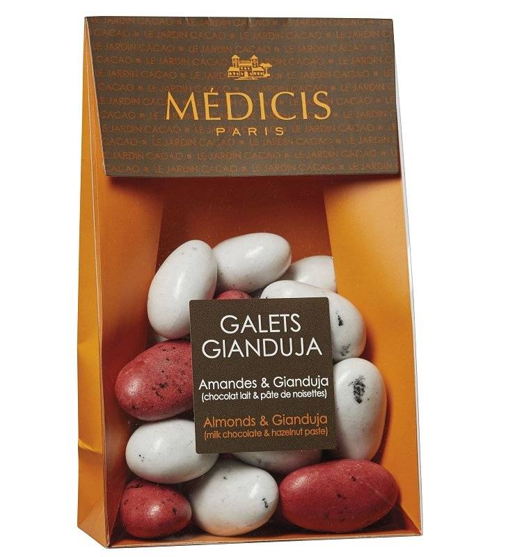 Migdale glazurate - Gianduja Pebles, 150g | Medicis