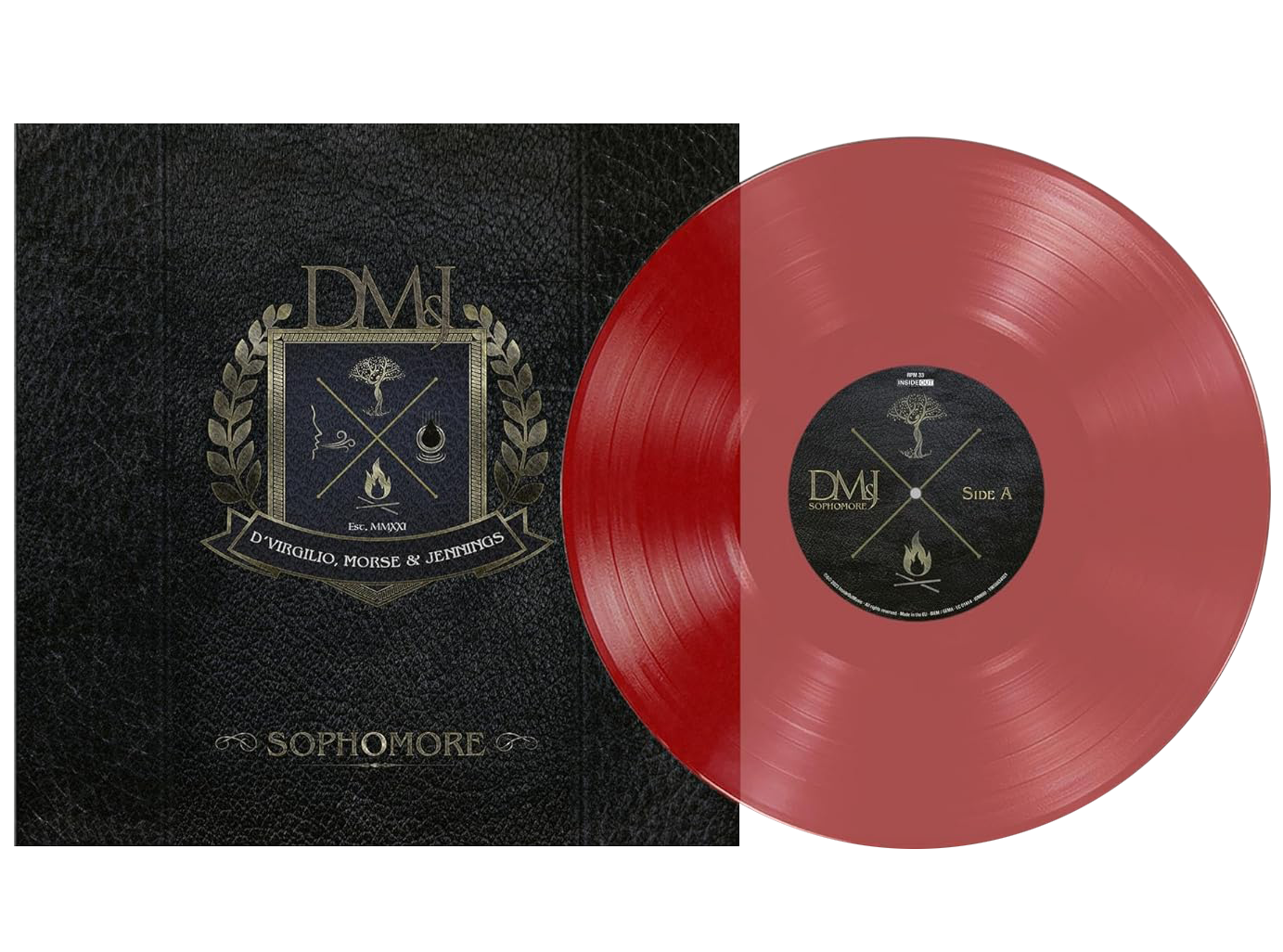 Sophomore (Transparent Red Vinyl) | Nick D'Virgilio, Neal Morse, Ross Jennings