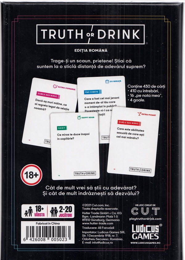 Joc - Truth or drink | Ludicus Games