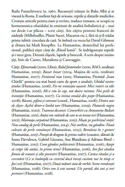 In lume nu-s mai multe Romanii  | Radu Paraschivescu