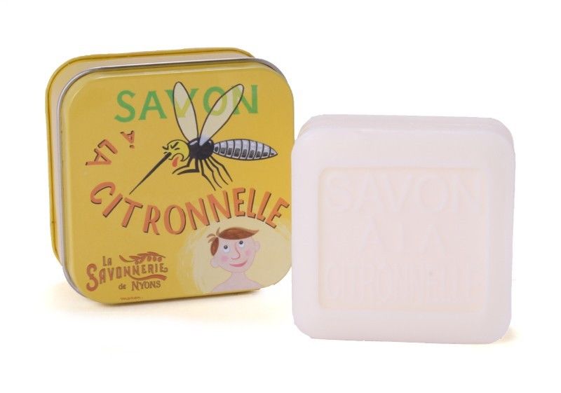 Sapun in cutie metalica, 100 g - Citronnelle | La Savonnerie de Nyons