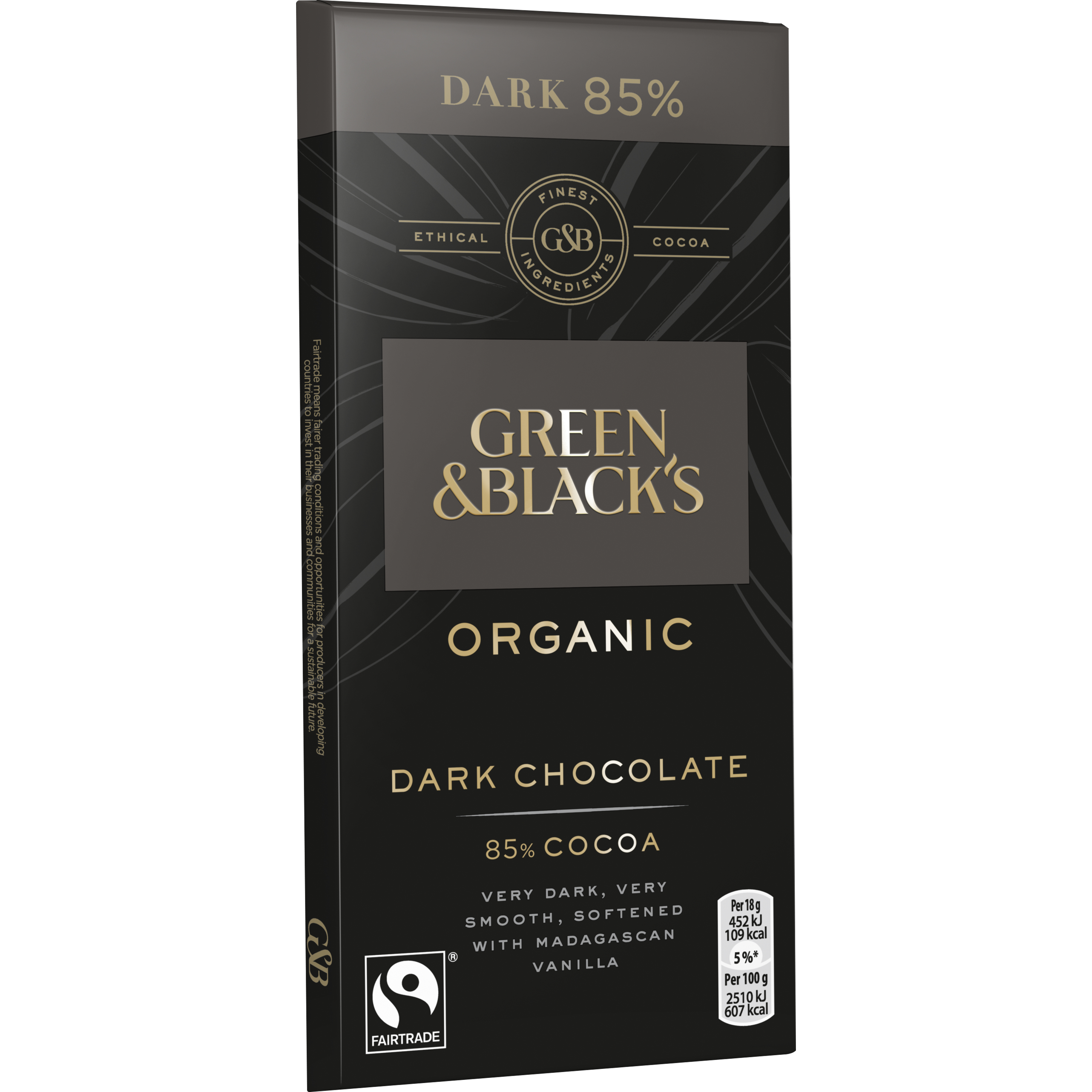 Ciocolata - 85% Cocoa Dark Chocolate, Organic 90g | Green&Black's