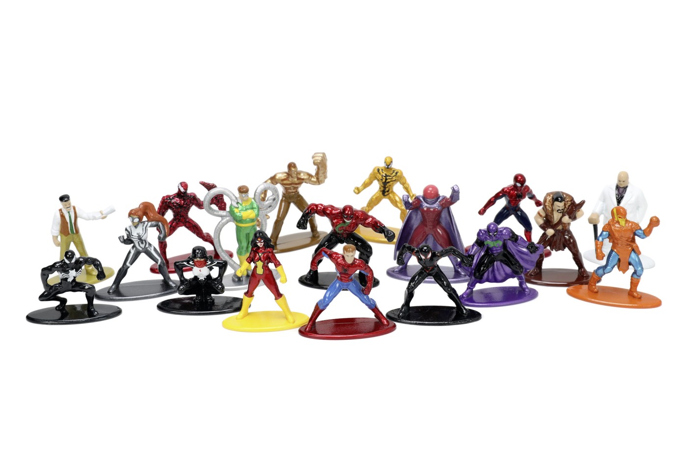 Set 8 nanofigurine metalice - Marvel | Jada Toys