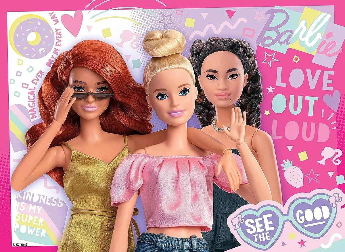 Puzzle 100 piese - Barbie | Ravensburger