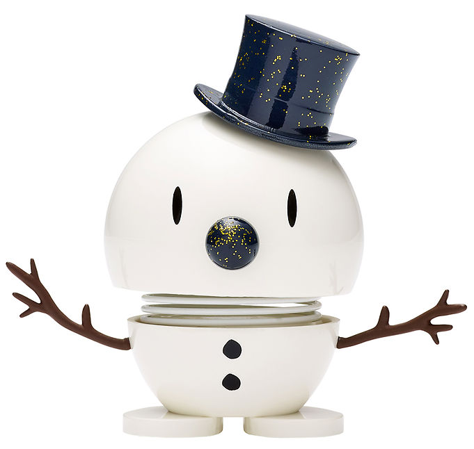 Figurina - Hoptimist - Snowman - White-Blue | Hoptimist
