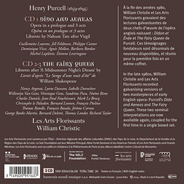 Dido And Aeneas - The Fairy Queen | Purcell, Les Arts Florissants, William Christie