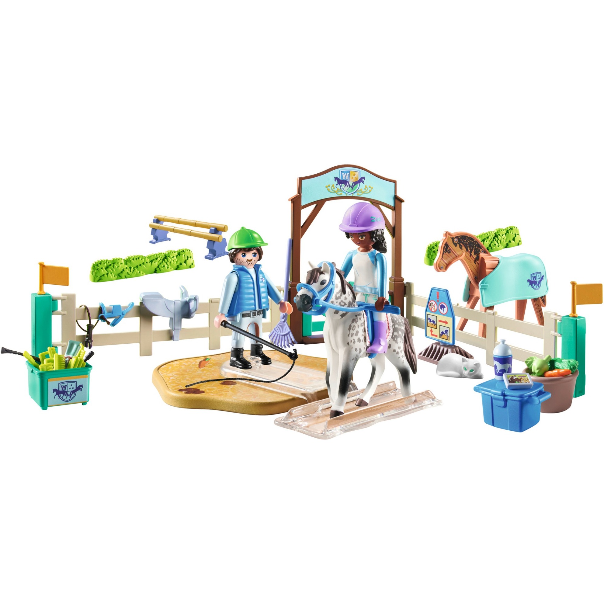 Set de joaca - Horses of Waterfal - Scoala moderna de calarie | Playmobil