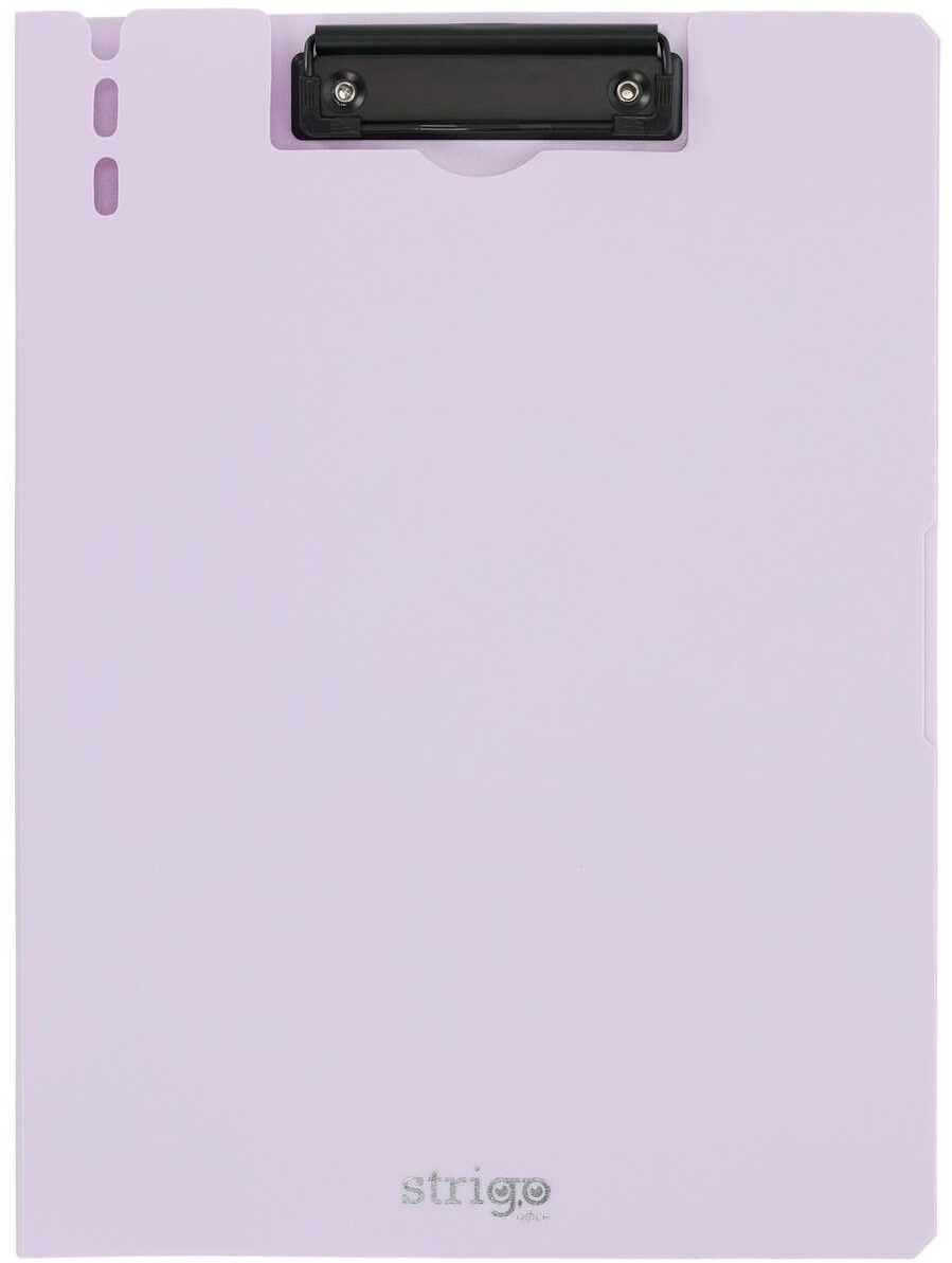 Clipboard Strigo A4, cu suport pentru pix - Mov | Strigo